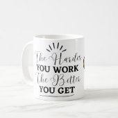 Motivational Quote Coffee Mug コーヒーマグカップ (正面左)