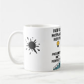 Motivational Quote Coffee Mug – Inspire, Hustle &  コーヒーマグカップ (左)
