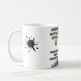 Motivational Quote Coffee Mug – Inspire, Hustle &  コーヒーマグカップ