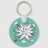 Motivational Quote Comic Book Explosion キーホルダー (裏面)