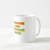 Motivational quote design コーヒーマグカップ (正面右)