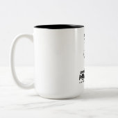 Motivational quote design  ツートーンマグカップ (左)