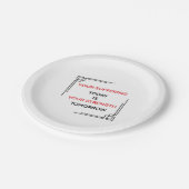 Motivational Quote Design ペーパープレート (アングル)