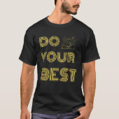 Motivational Quote Design – Reach for Success Tシャツ (正面)