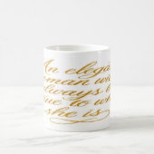 Motivational Quote for Women Mug コーヒーマグカップ (中央)