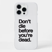 Motivational Quote iPhone16 Case iPhoneケース (裏面)