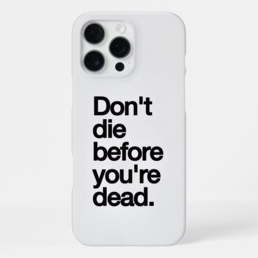 Motivational Quote iPhone16 Case iPhoneケース (裏面)
