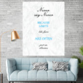 Motivational Quote Modern Script Custom Poster ポスター