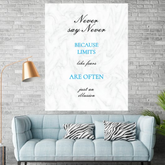 Motivational Quote Modern Script Custom Poster ポスター
