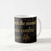 Motivational Quote Mug コーヒーマグカップ (正面右)