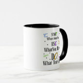 Motivational Quote Mug – Inspirational Coffee Cup マグカップ (正面右)