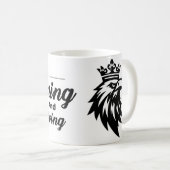  Motivational Quote Mug with Eagle コーヒーマグカップ (正面右)