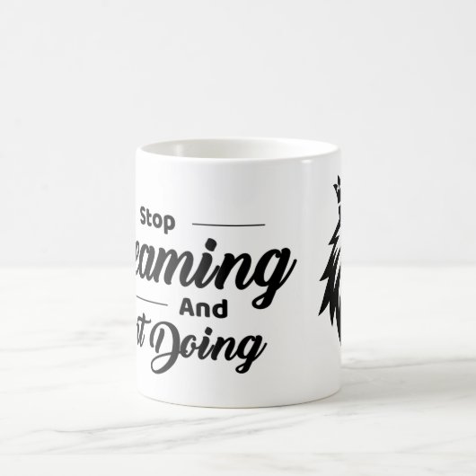  Motivational Quote Mug with Eagle コーヒーマグカップ (中央)