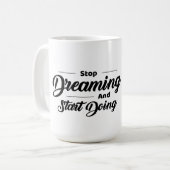  Motivational Quote Mug with Eagle コーヒーマグカップ (正面左)