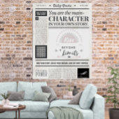 Motivational Quote Newspaper Style Art Poster ポスター