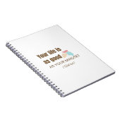 Motivational Quote Notebook - Your Life Is As Good ノートブック (右側)