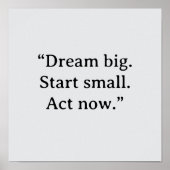 MOTIVATIONAL QUOTE POSTER ポスター (正面)