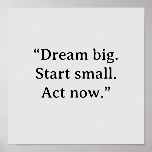 MOTIVATIONAL QUOTE POSTER ポスター (正面)