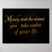 Motivational Quote Poster ポスター (正面)