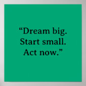 MOTIVATIONAL QUOTE POSTER ポスター (正面)