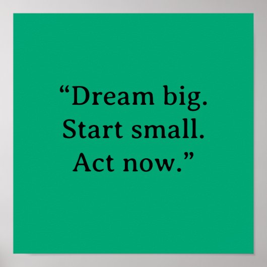 MOTIVATIONAL QUOTE POSTER ポスター (正面)