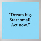 MOTIVATIONAL QUOTE POSTER ポスター (正面)