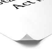 MOTIVATIONAL QUOTE POSTER ポスター (角)