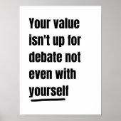 Motivational quote poster  ポスター (正面)