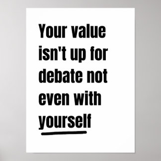 Motivational quote poster ポスター