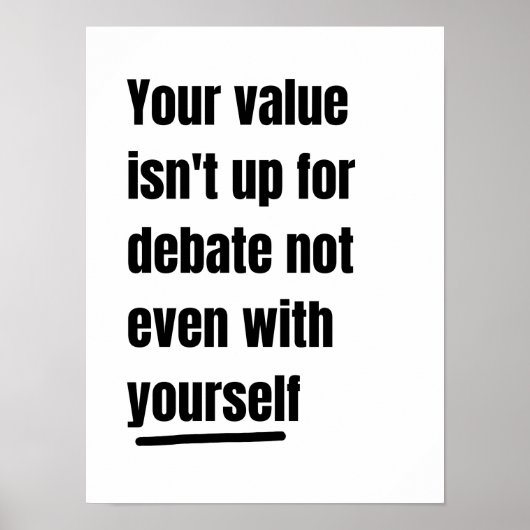 Motivational quote poster  ポスター (正面)