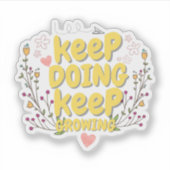 Motivational Quote Sticker  シール (正面)