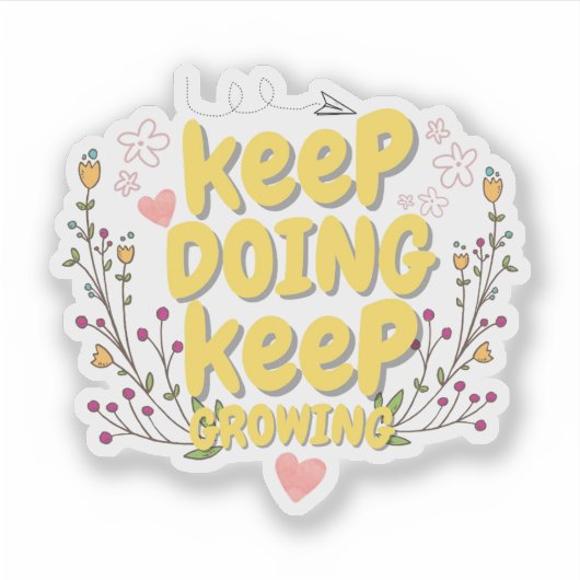 Motivational Quote Sticker  シール (正面)