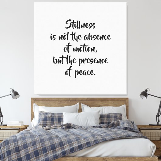 Motivational Quote Stretched Canvas Print キャンバスプリント (インサイチュ (寝室))