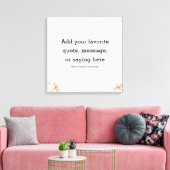 Motivational Quote Stretched Canvas Print キャンバスプリント (インサイチュ (リビング))