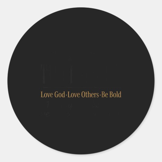 Motivational Quote This Is The Turning Int ラウンドシール (正面)