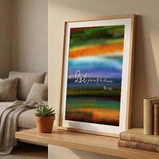 Motivational quote typography  create your own ポスター