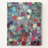 Motivational Quote with Multimedia Circle Art ノートブック (裏面)