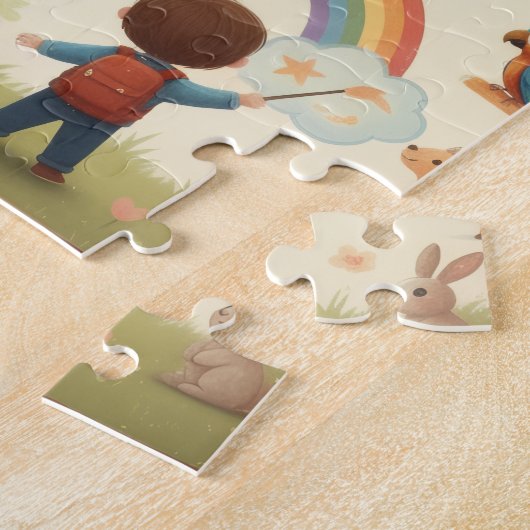 Motivational Quotes for Children's Rooms & Classro ジグソーパズル (側面)