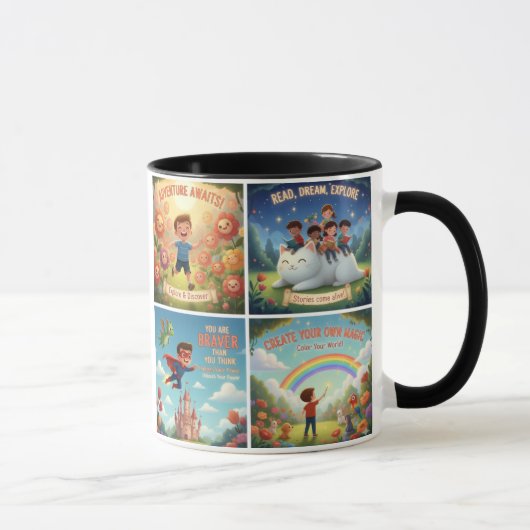 Motivational Quotes for Children's Rooms & Classro マグカップ (右)