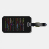  Motivational Quotes Luggage Tag ラゲッジタグ (裏面横)