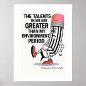 Motivational Quotes Poster. ポスター (正面)