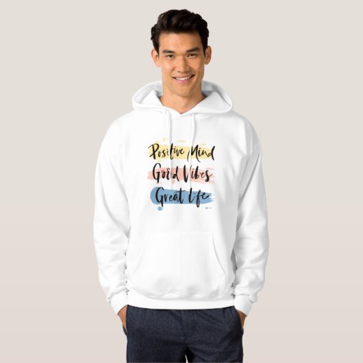 motivational quotes Sweatshirt happiness inspirati パーカ (正面フル)