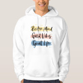 motivational quotes Sweatshirt happiness inspirati パーカ (正面)