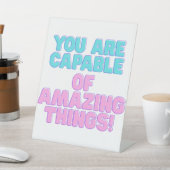 Motivational Quotes -You are capable of amazing th 台座サイン (インサイチュ)