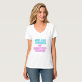 Motivational Quotes -You are capable of amazing th Tシャツ (正面フル)