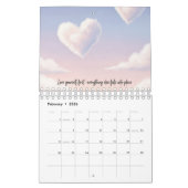 Motivational Self-Love Quotes Calendar 2026 カレンダー (2月 2026)