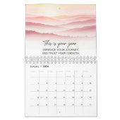 Motivational Self-Love Quotes Calendar 2026 カレンダー (1月 2026)