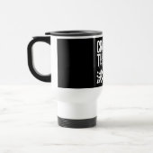 Motivational Soccer Cat Mug – Perfect for Students トラベルマグ (左)