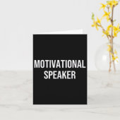 Motivational Speaker カード (黄色い花)