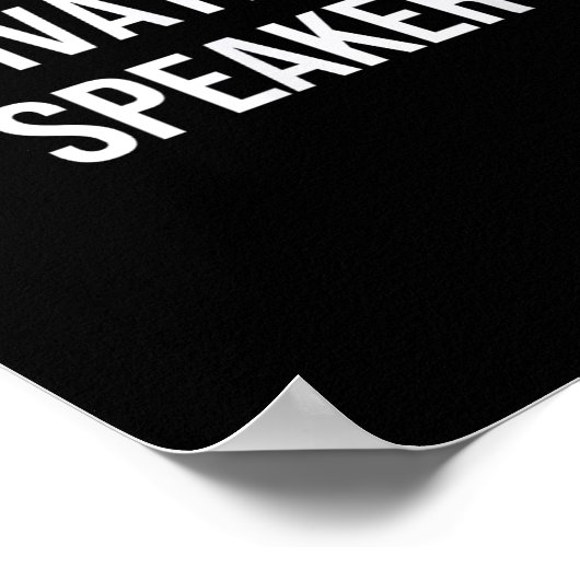 Motivational Speaker  ポスター (角)